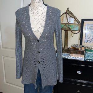 Free People Tunic Length Cardigan